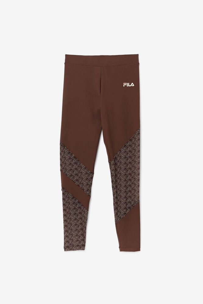 Fila Vilina Brown Legging Womens - NZ 74126-YCVF